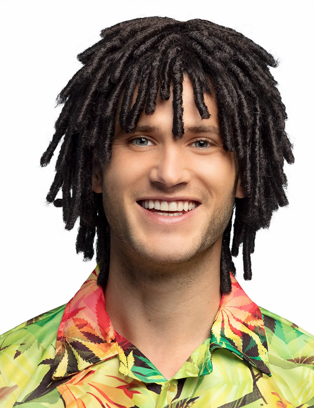 Černá dospělý paruka Levi s dredy