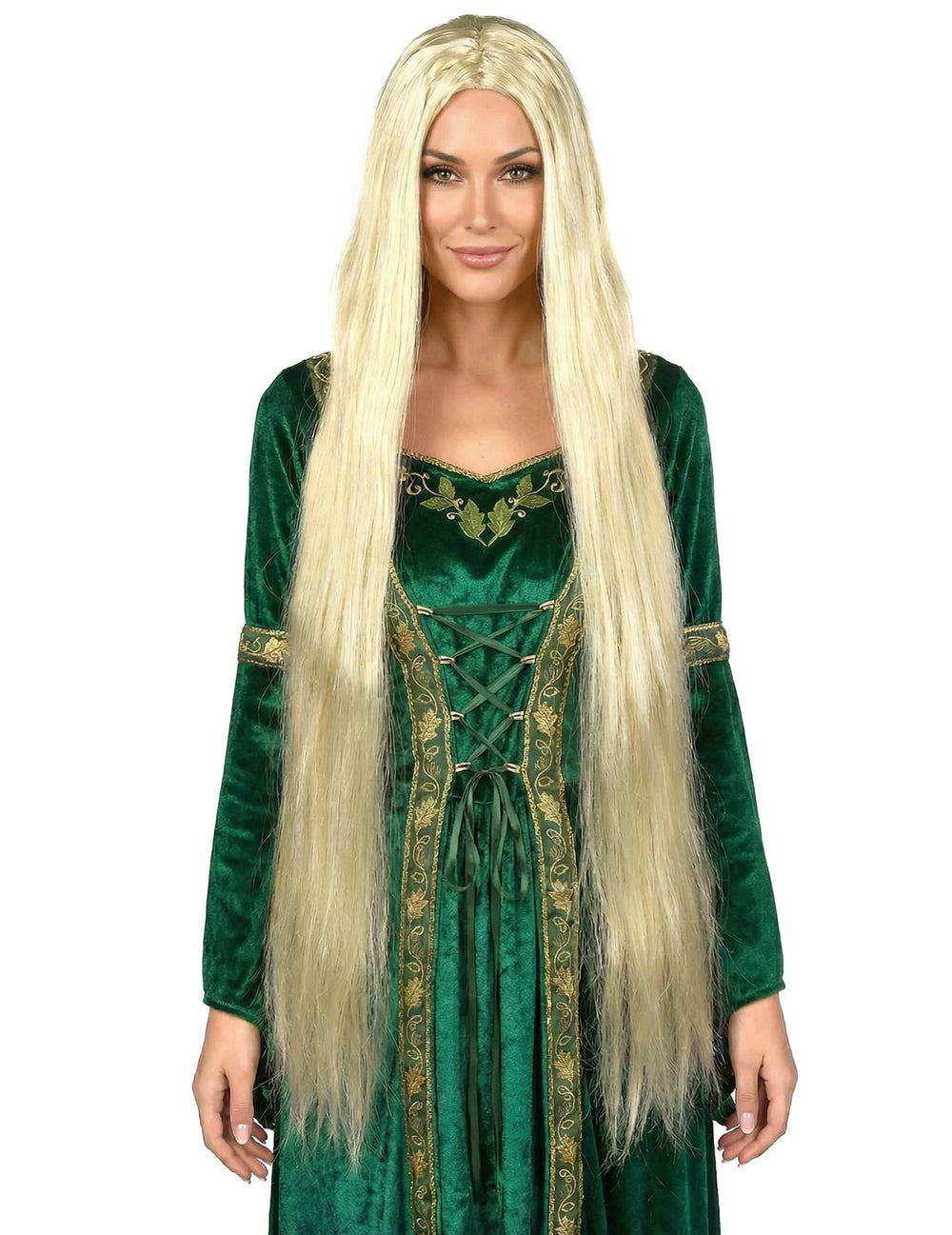 Dlouhá blond paruka pro ženu, extra dlouhá a hladká