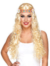 Dlouhá blond hippie paruka pro ženy