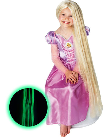 Paruka pro dívky s princeznou Locikou, která svítí ve tmě