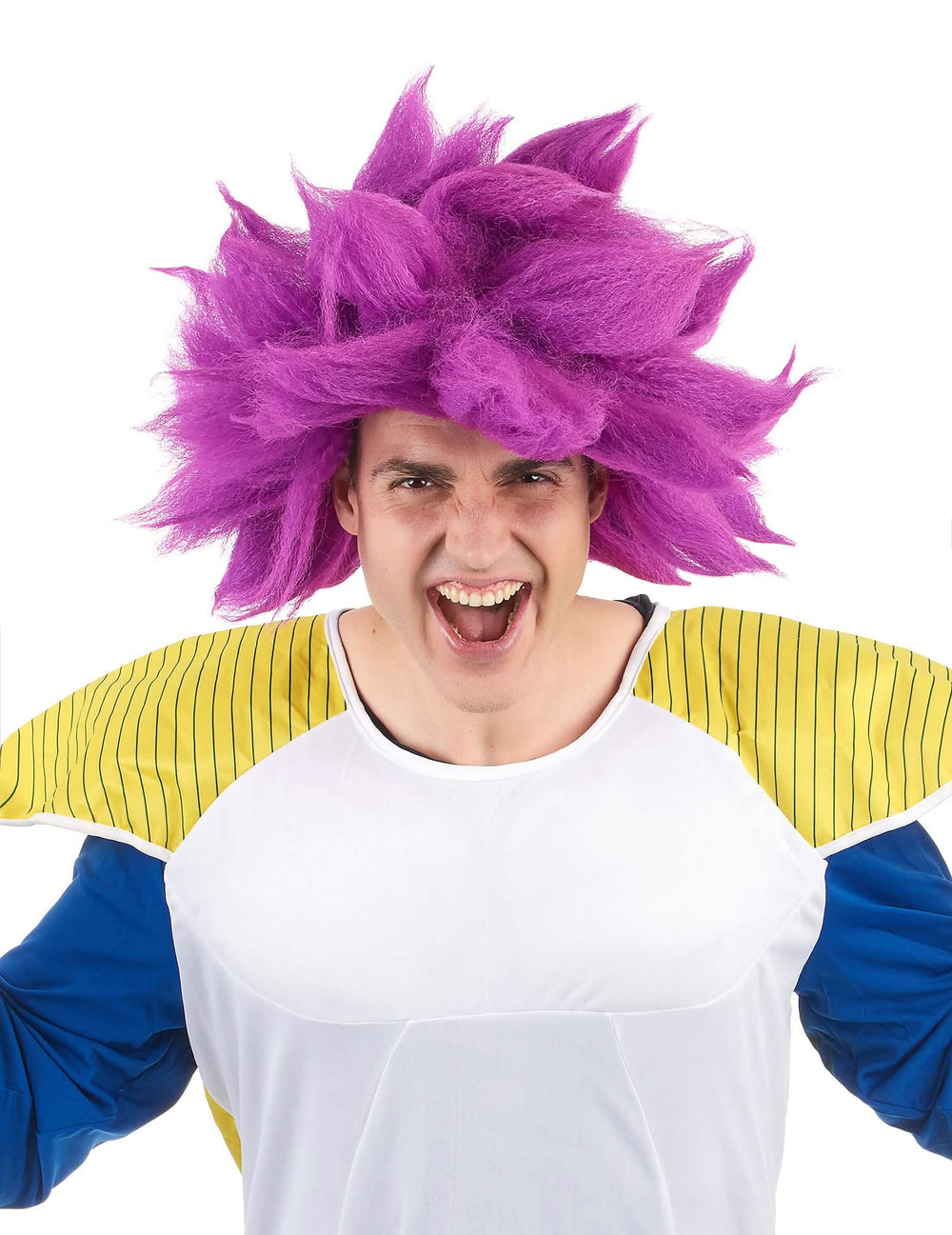 Paruka manga pro dospělého fialová ježatá