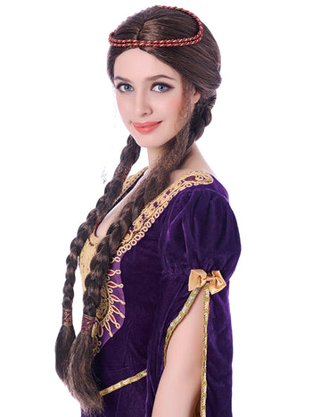 Středověká dámská paruka