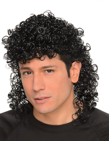 Pánská kudrnatá paruka Mullet