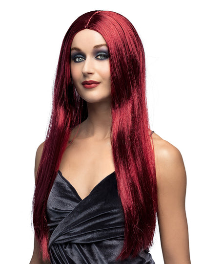 Dlouhá fialová upíří paruka pro ženy