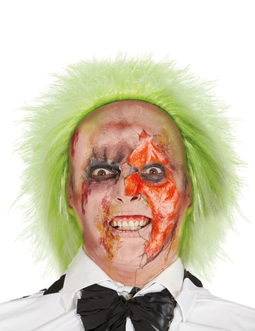 Paruka pro dospělé Crazy Ghost Green