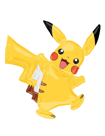 Malý fóliový balónek Pikachu Pokémon 27 x 33 cm
