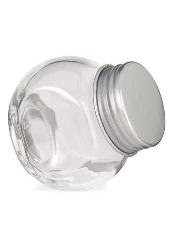 Malá skleněná dóza s ocelovým víčkem 5 cm