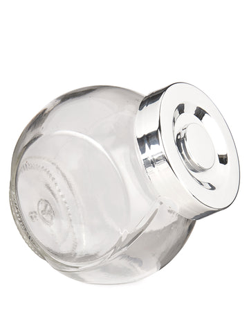 Malá skleněná dóza s víčkem 8 cm