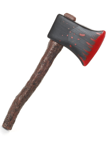 Malá krvavá plastová halloweenská sekera
