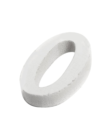 Malé bílé dřevěné písmeno o 5 cm svatební výzdoba