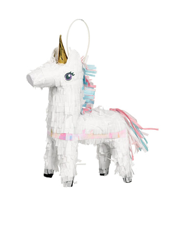 Malý kouzelný jednorožec dekorativní piñata 19 x 15 cm středobodem