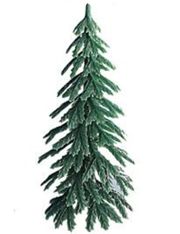Dekorativní trsátko Plastový vánoční stromeček 7 cm