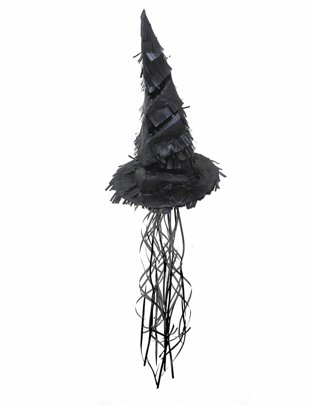 Piñata klobouk čarodějného učně pro dítě černá s stuhami