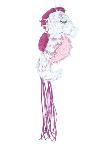 Duhová piñata mořského koníka 53 cm