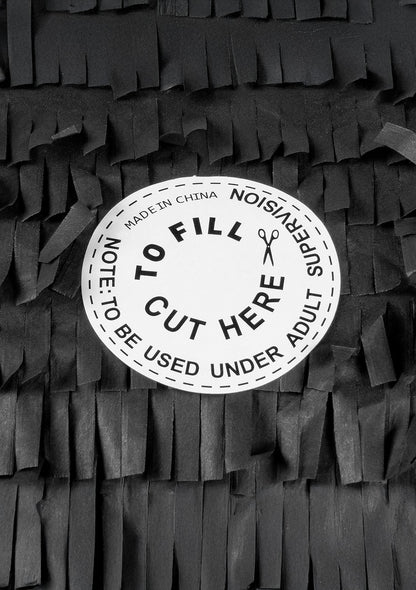 Holografická stříbrná piñata číslo 5 40 x 28 x 8 cm k narozeninám