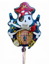 Piñata Pirát fóliová 82 cm opakovaně použitelná