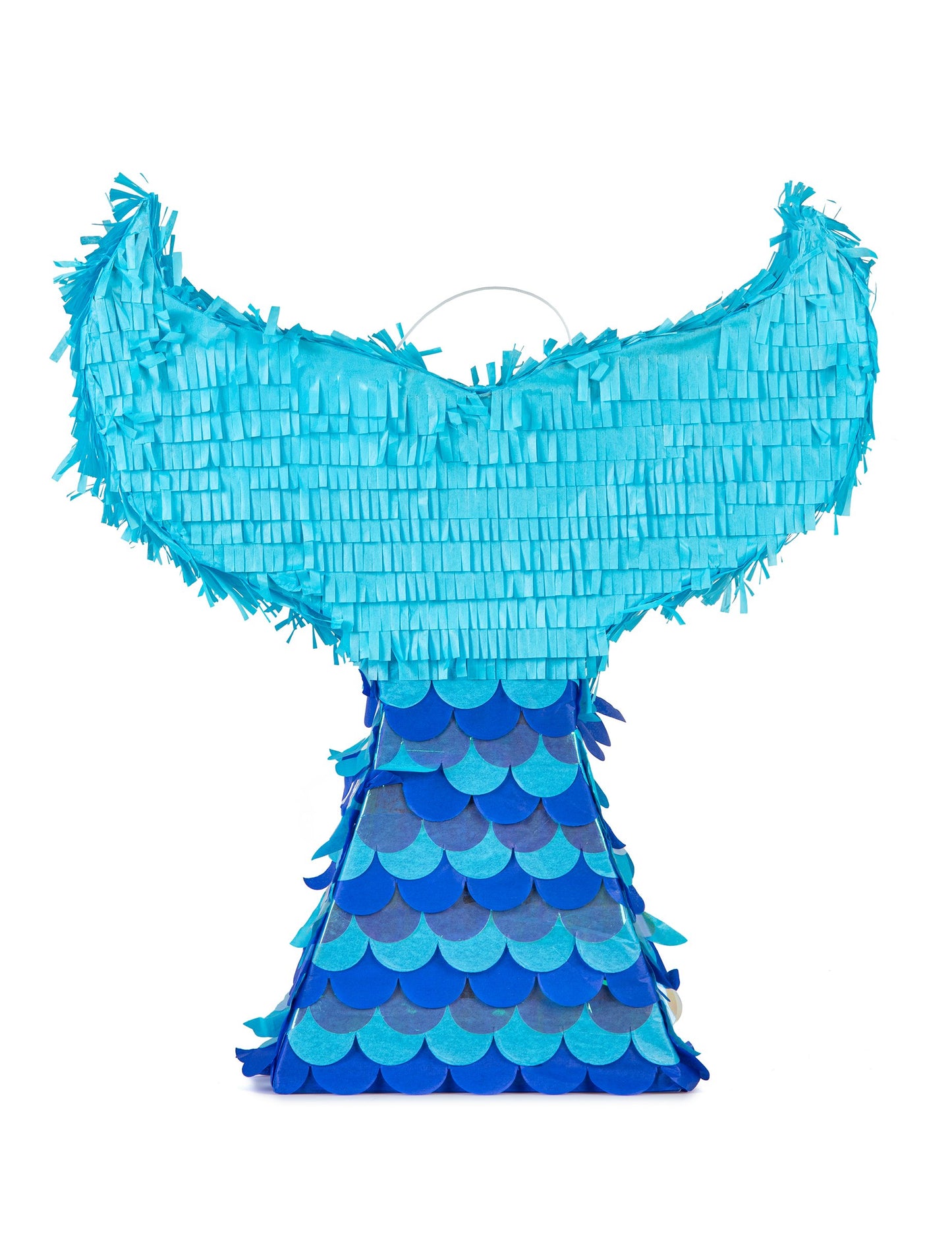 Piñata ocas mořské panny 40 x 45 x 9 cm duhově modrá