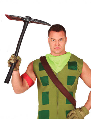 Pioche Battle Royale pour adulte noire de 60 cm