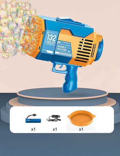 Pistolet à Bulles de Savon Bleu