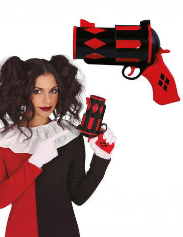 Červenočerná pistole Harlekýn