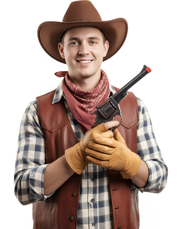 Kovová kovbojská pistole 19 cm