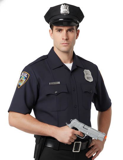 18palcová kovová policejní pistole cm