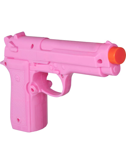 Růžová plastová pistole 23 cm
