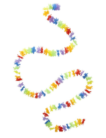 Vícebarevná havajská květinová girlanda 3 metry