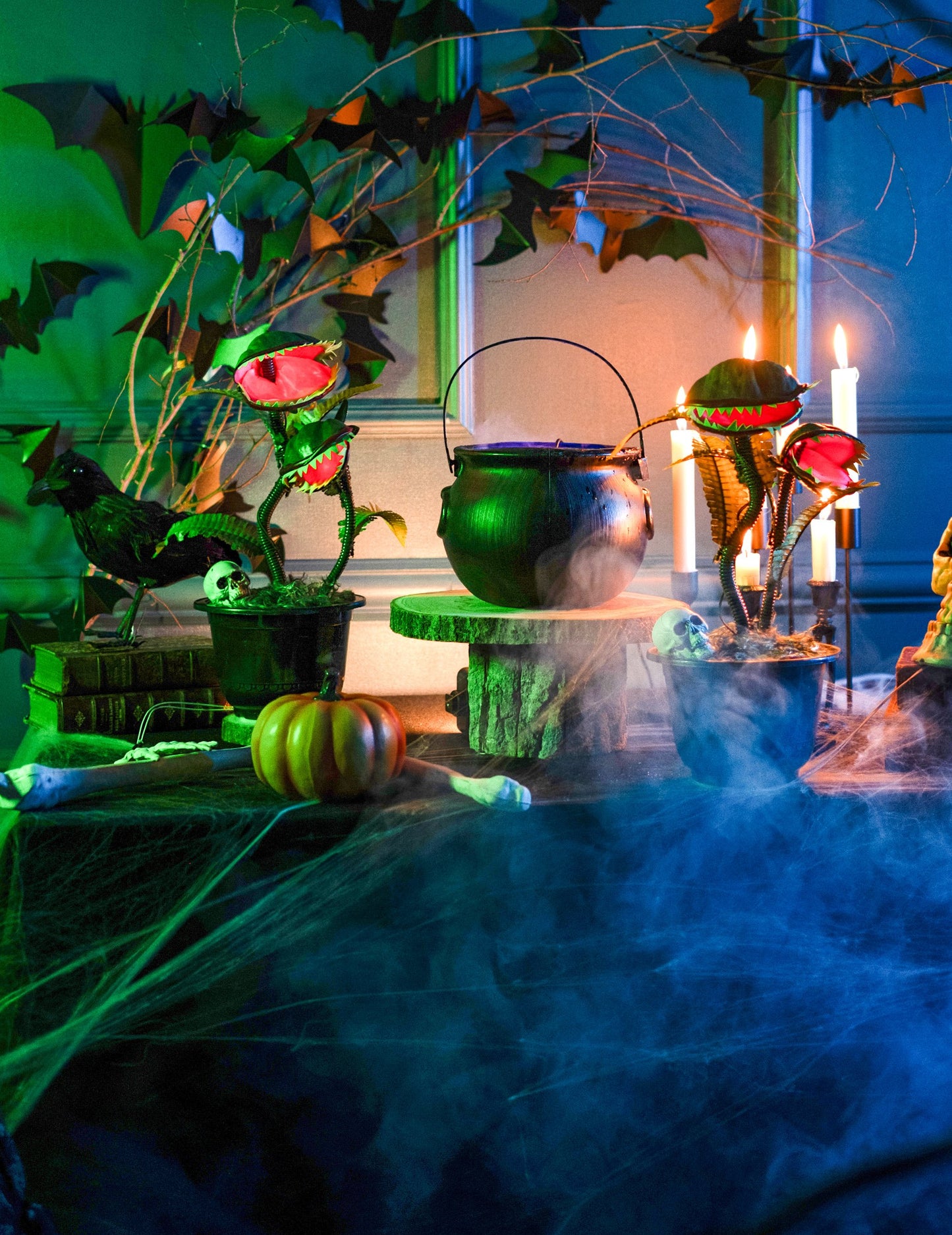 Animovaná masožravá rostlina 42 cm