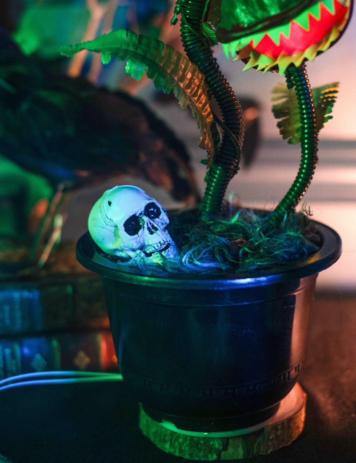 Animovaná masožravá rostlina 42 cm