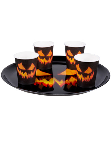 Kulatý tác strašidelná dýně 34,5 cm