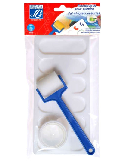 Emballage d'origine des accessoires pour peinture Lefranc et Bourgeois