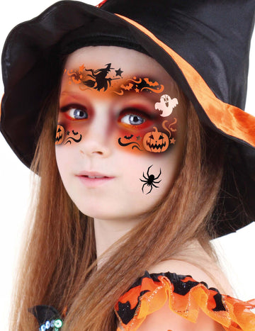 Šablony pro dětské líčení na šťastný Halloween
