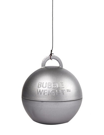 Stříbrný heliový balónek o hmotnosti 35 g