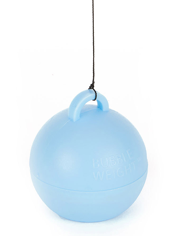 Závaží na heliové balónky světle modré 35 g na party dekoraci 