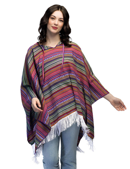 Vícebarevné pončo Luz