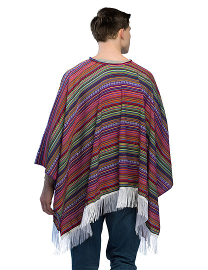 Vícebarevné pončo Luz