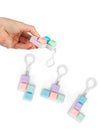 Porte-clés clavier fidget pour adulte aux couleurs pastel