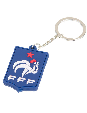 Silikonový kroužek na klíče Francie FFF modrý