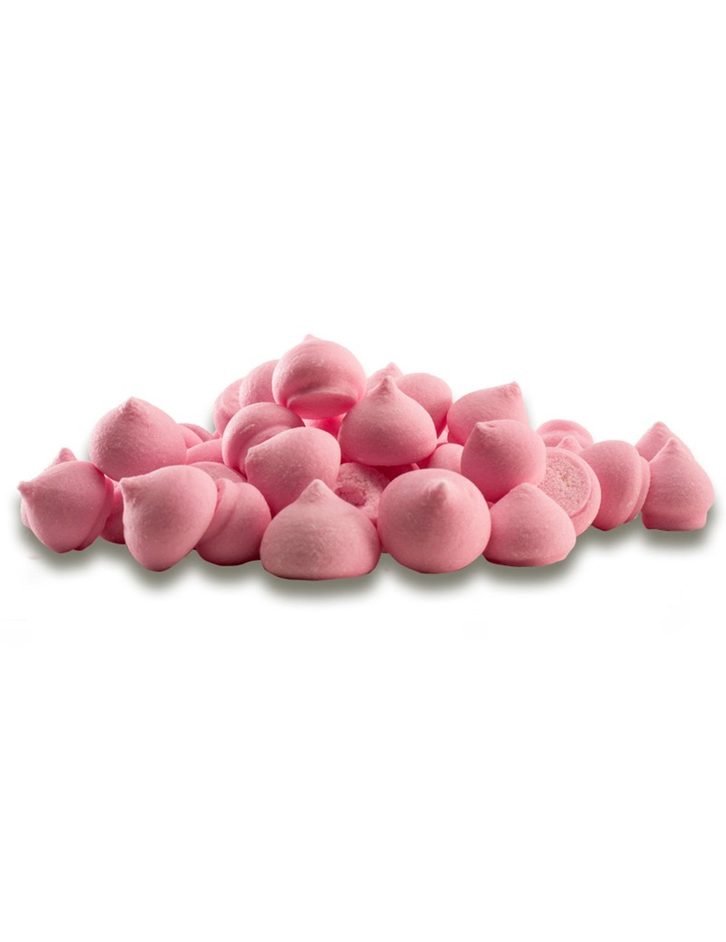 Hrnec malých růžových cukrových pusinek 90g dekorace na dort