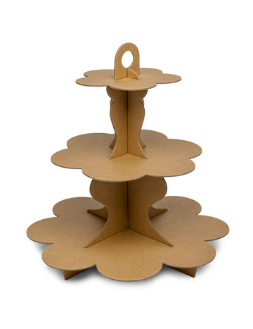 Stojan na muffiny z kraftového kartonu