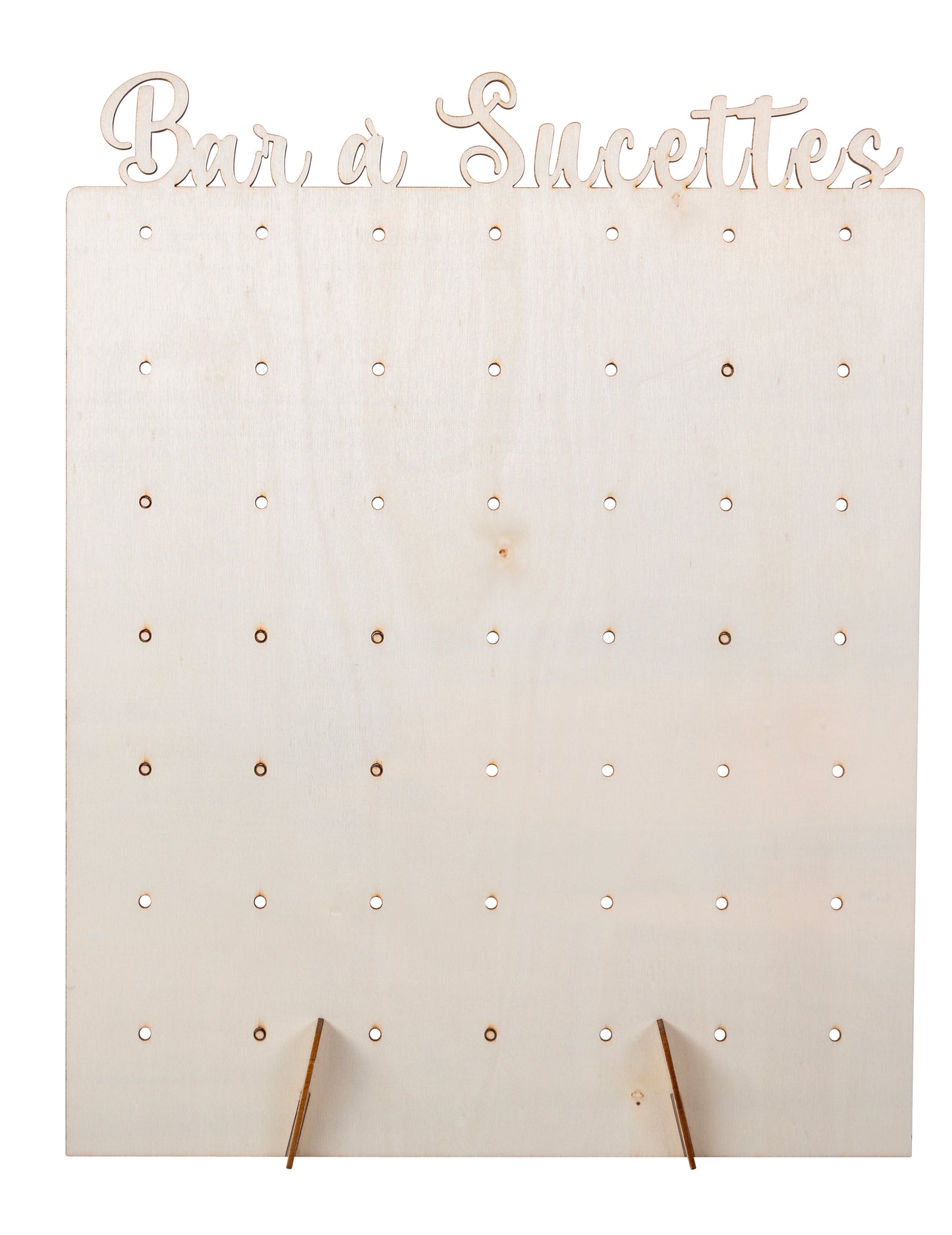 Dřevěný displej na lízátko 40 x 30 cm lízátko bar