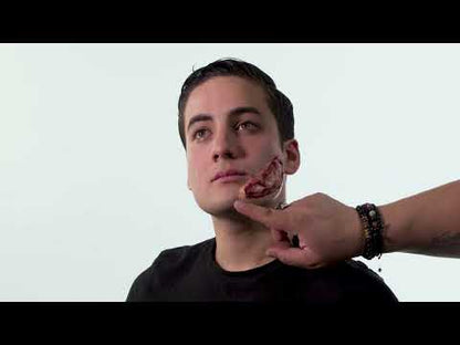 Falešné zranění čelisti zjevné pro dospělé Halloween