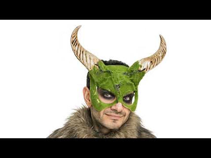 Polomaska rohaté bestie s pěnovým efektem