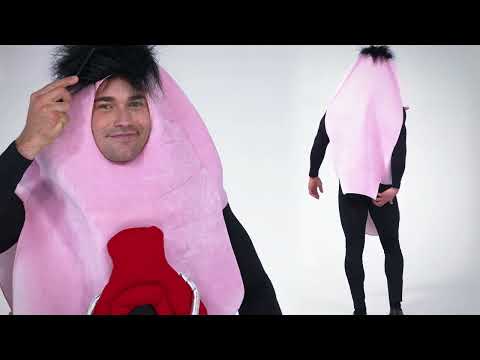 Déguisement Zézette avec piercing adulte