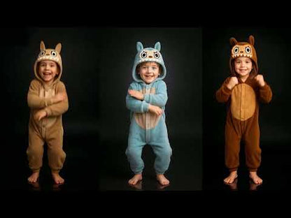 Dětský plyšový kostým hnědého monstra 