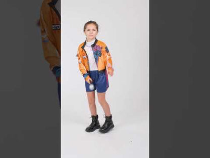 Kostým lovkyně démonů Kpop v kraťasech pro dívku 