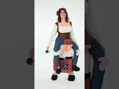 Déguisement à dos d'écossais adulte