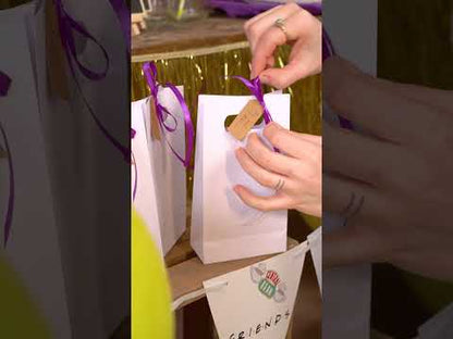 Fialová saténová stuha 0,6 cm x 25 m