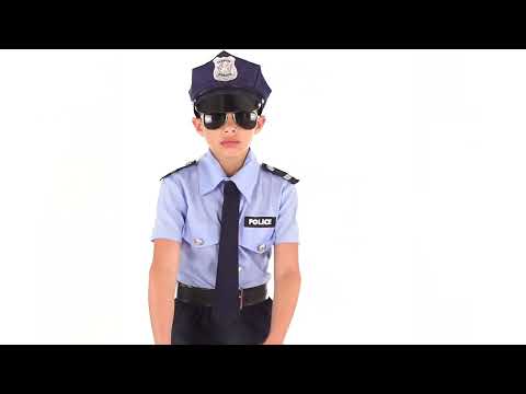 Casquette ajustable police enfant
